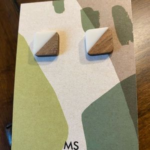 Wood and resin studs